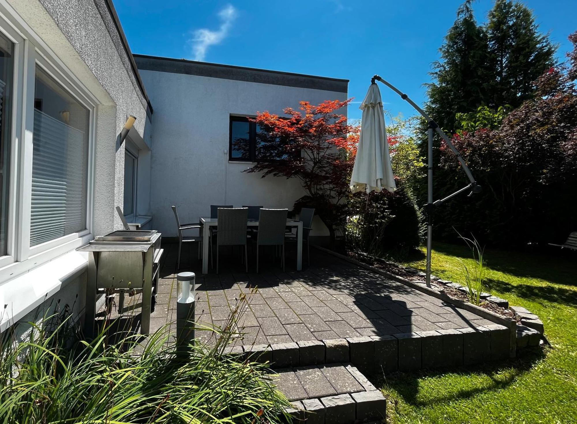 Apartamento Ferienhaus Windmuehlenweg Mit Garten Spenge Exterior foto